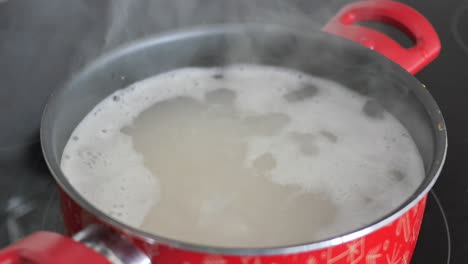 boiling water for rice