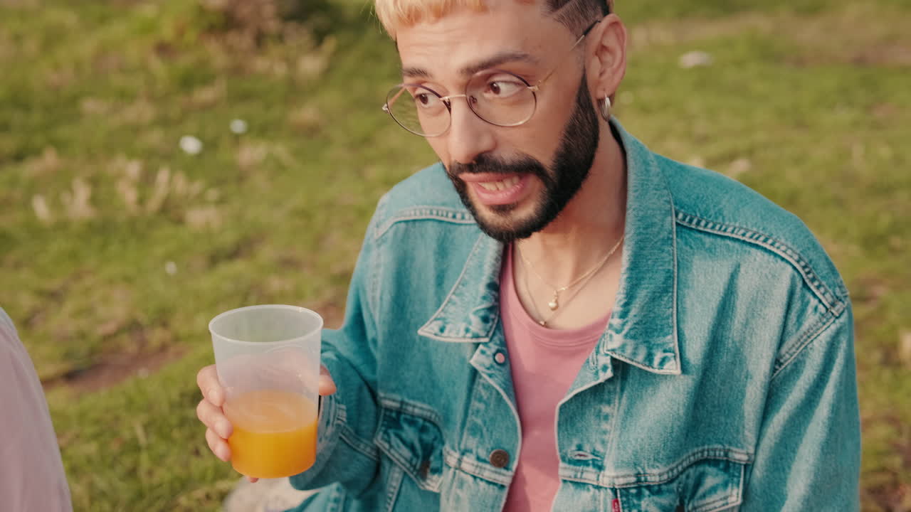 Friends Enjoying a Relaxing Picnic
