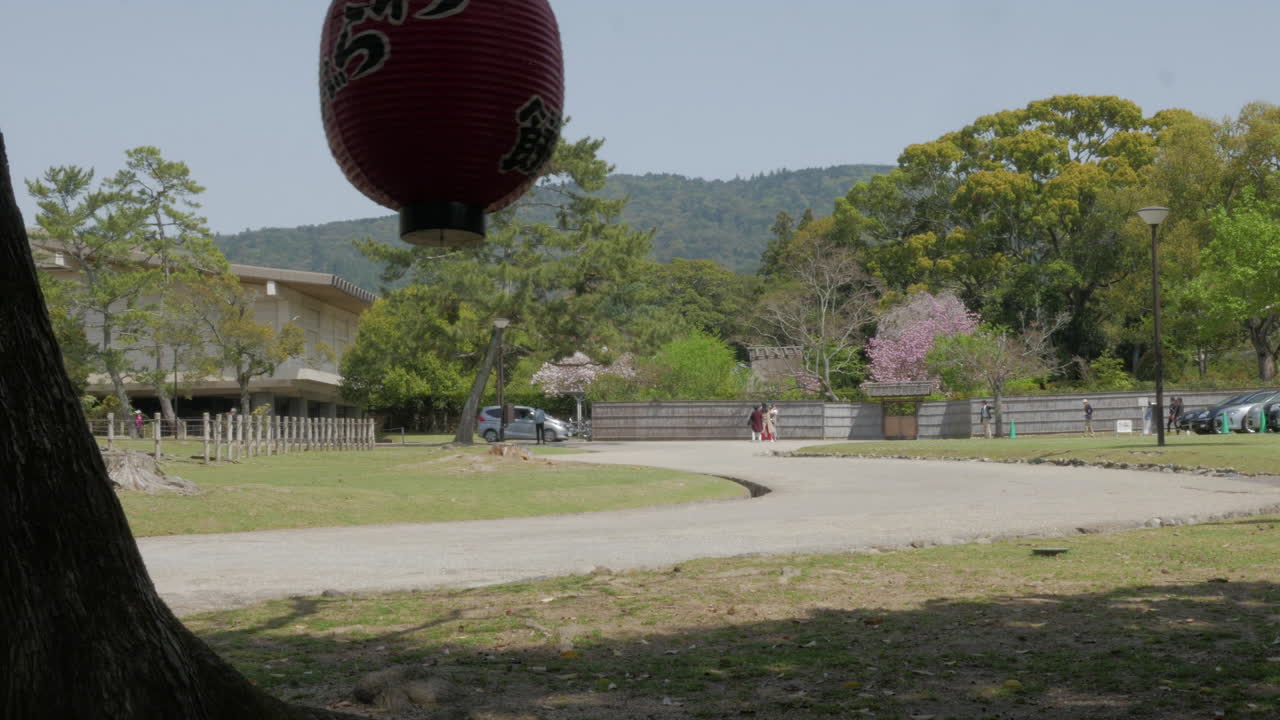 일본 하코네의 전통 등불