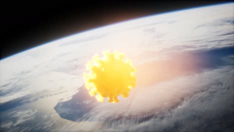 coronavirus covid-19 en la órbita de la tierra