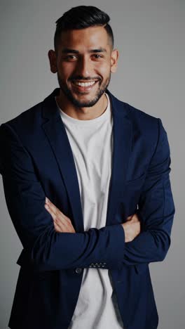 portrait of a smiling man in a suit