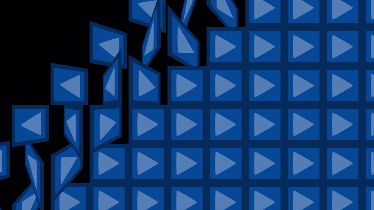 Blue Arrow Pattern