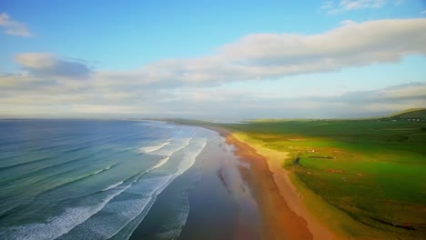 beautiful sea and green landscape 4k