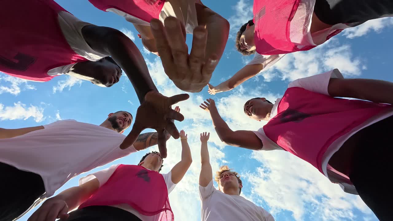 Team of People with Hands Together