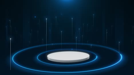 digital futuristic artificial intelligence hud digital lines technology background hi tech data