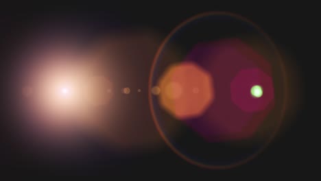 seamless loop animation of the movement of the sun or light