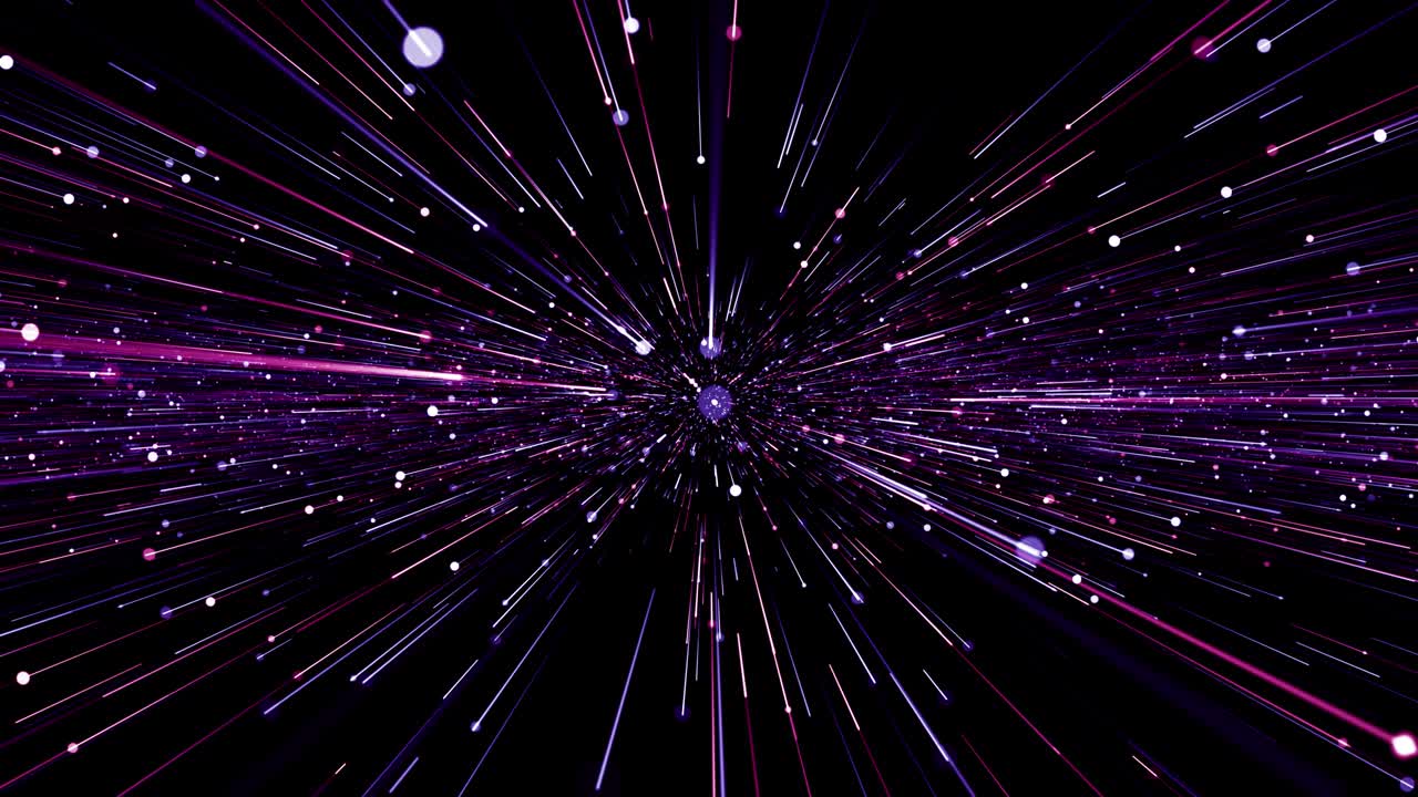 partículas rosa violeta evento juego tráiler títulos escenario de concierto cinematográfico bucle de fondo