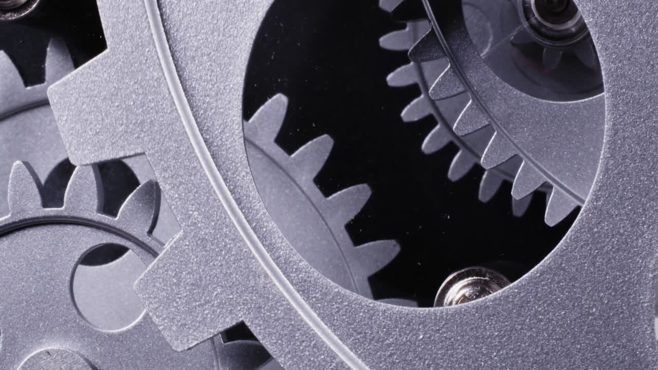 레트로 그룬지 산업 기계 시계 기어