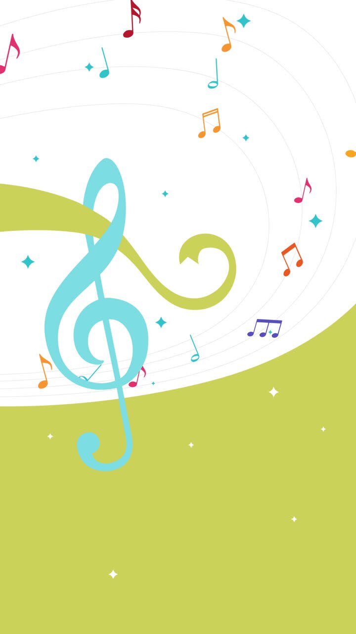 Colorful Music Background