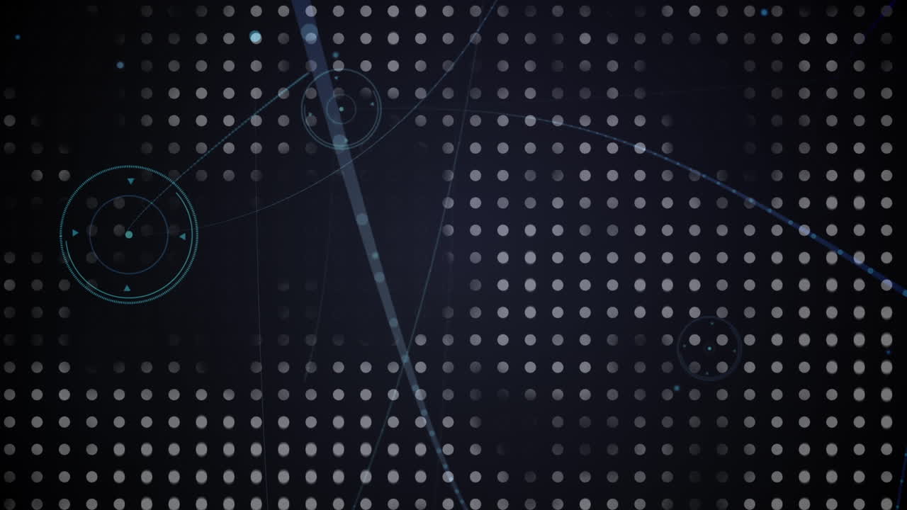 animación de la red de conexiones a través del procesamiento de datos