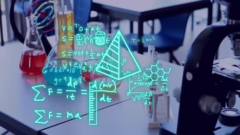 Animation-of-scientific-data-processing-over-laboratory