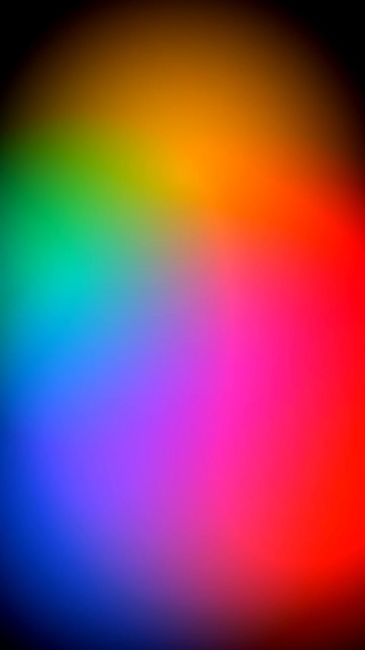Abstract Motion Background with Soft Glowing Colorful Light Orbs