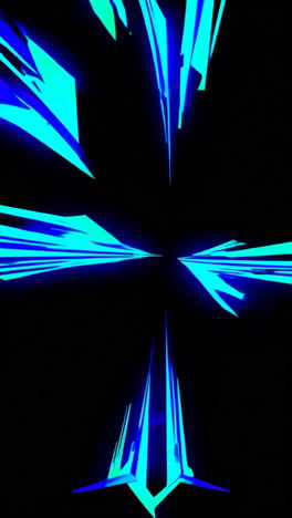 abstract neon explosion art