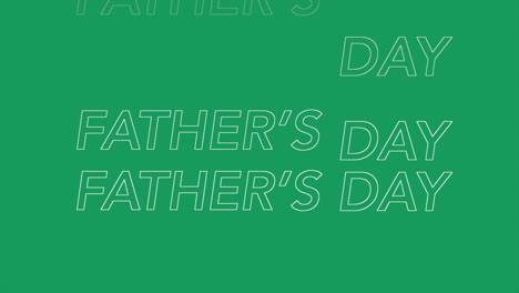 Greeting-card-with-Father's-Day-text-on-green-background