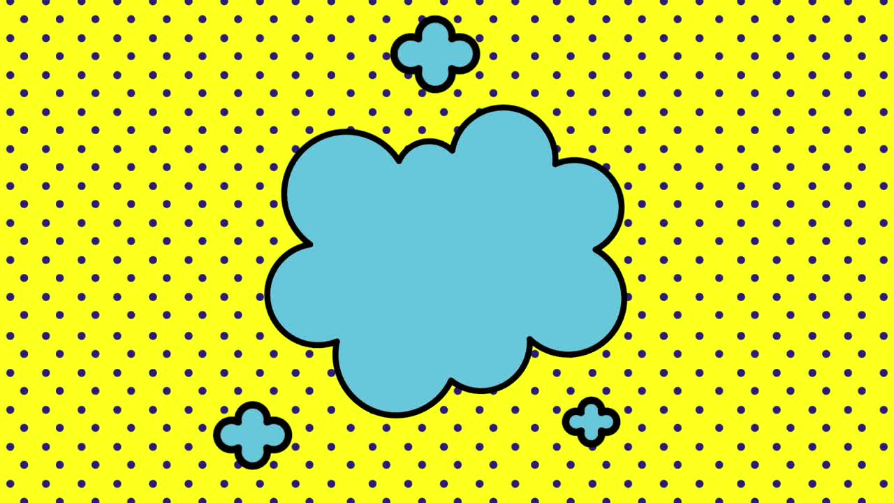 animación de arte pop en hd