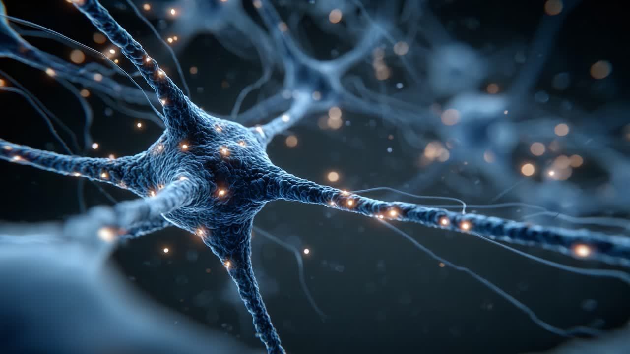 Exploring the Intricate World of Neurons: A Close-Up View of Neural Connections and Activity in the Human Brain's Complex Network