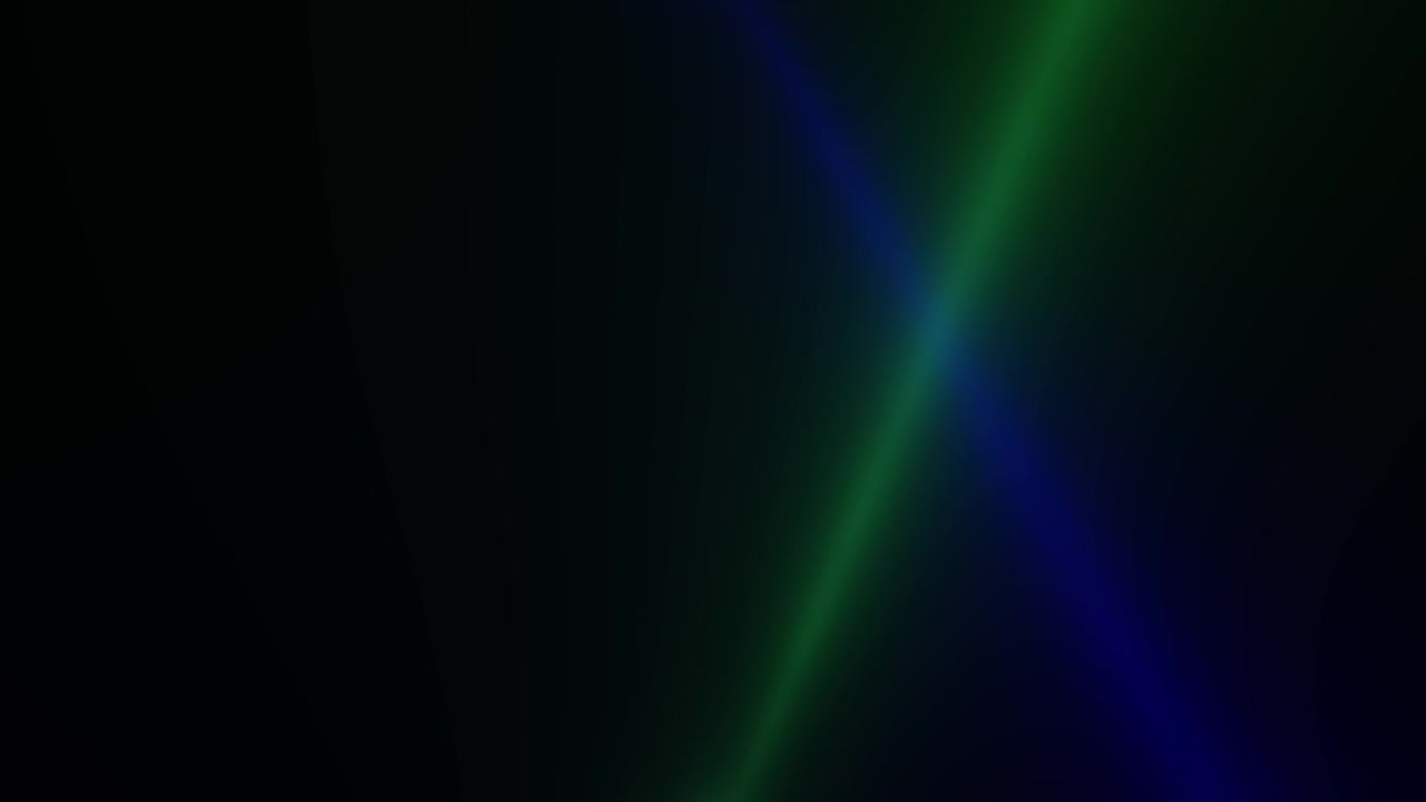 Fasci luminosi al neon colorati su palco scenico
