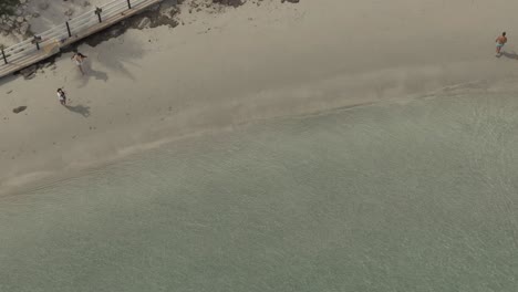 Aerial-reveal-of-light-house-with-Miami-in-the-background