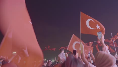 crowd of people at a concert in turkey