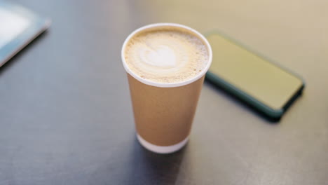 Coffee,-latte-art-and-takeaway-with-a-disposable