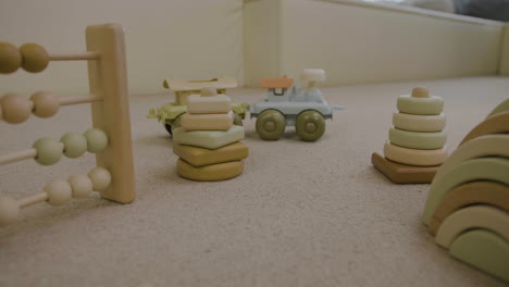 eco toys on the floor