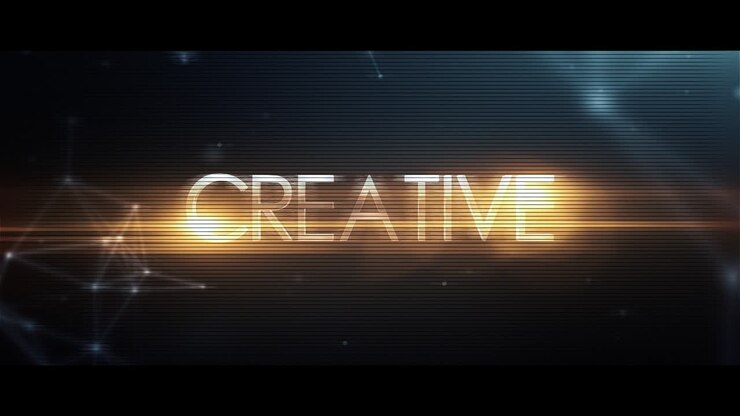 Animated Text Reveal with Digital Plexus Network Background