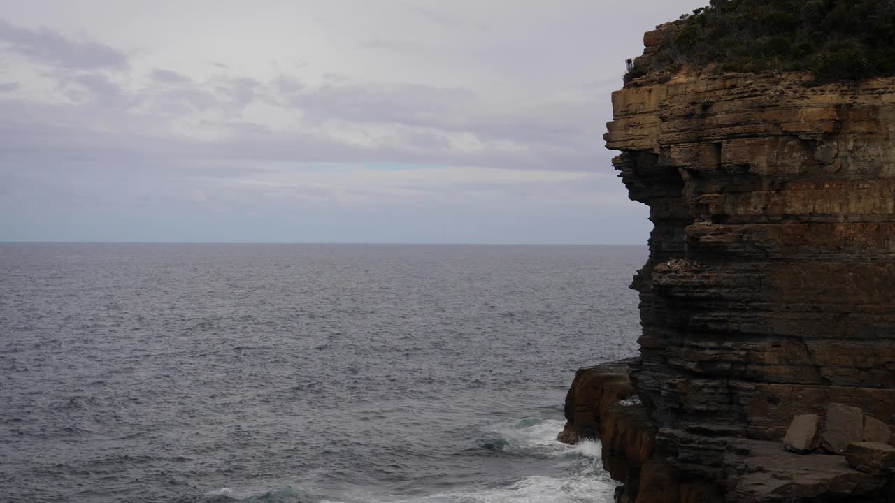 Waves Crashing Against Tasmanian Coast