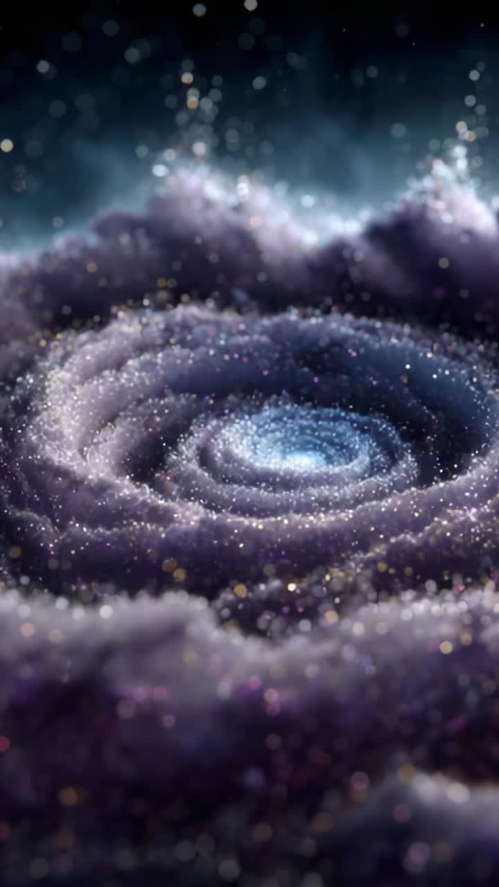 Captivating Cosmic Spiral: A Stunning Visual Journey Through the Swirling Depths of a Glittering Galactic Nebula Filled with Twinkling Stars and Vibrant Colors