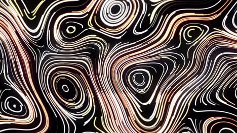 fondo abstracto con líneas y círculos coloridos