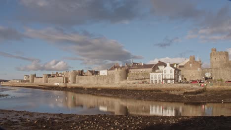 murallas del castillo de caernarfon en gales