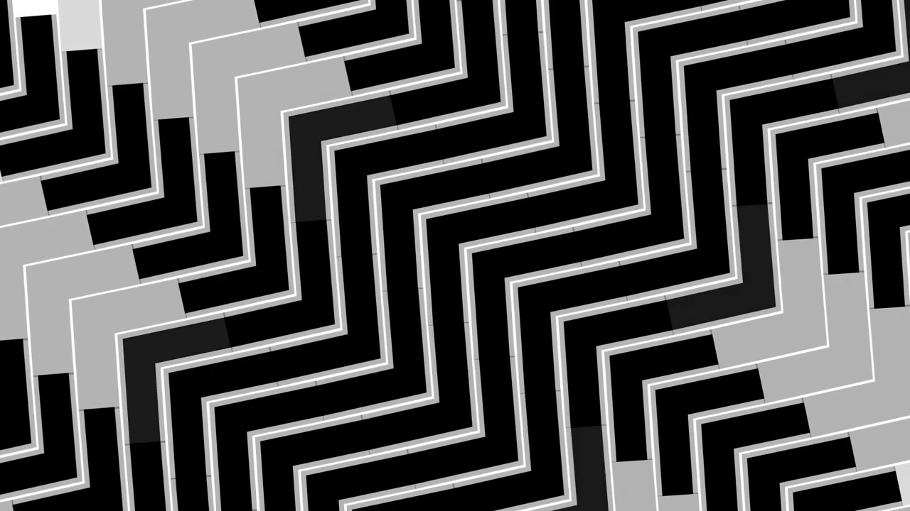 Dynamic Abstract Geometric Chevron Pattern Animation