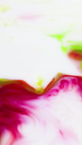 vibrant colors swirling in milk experiment