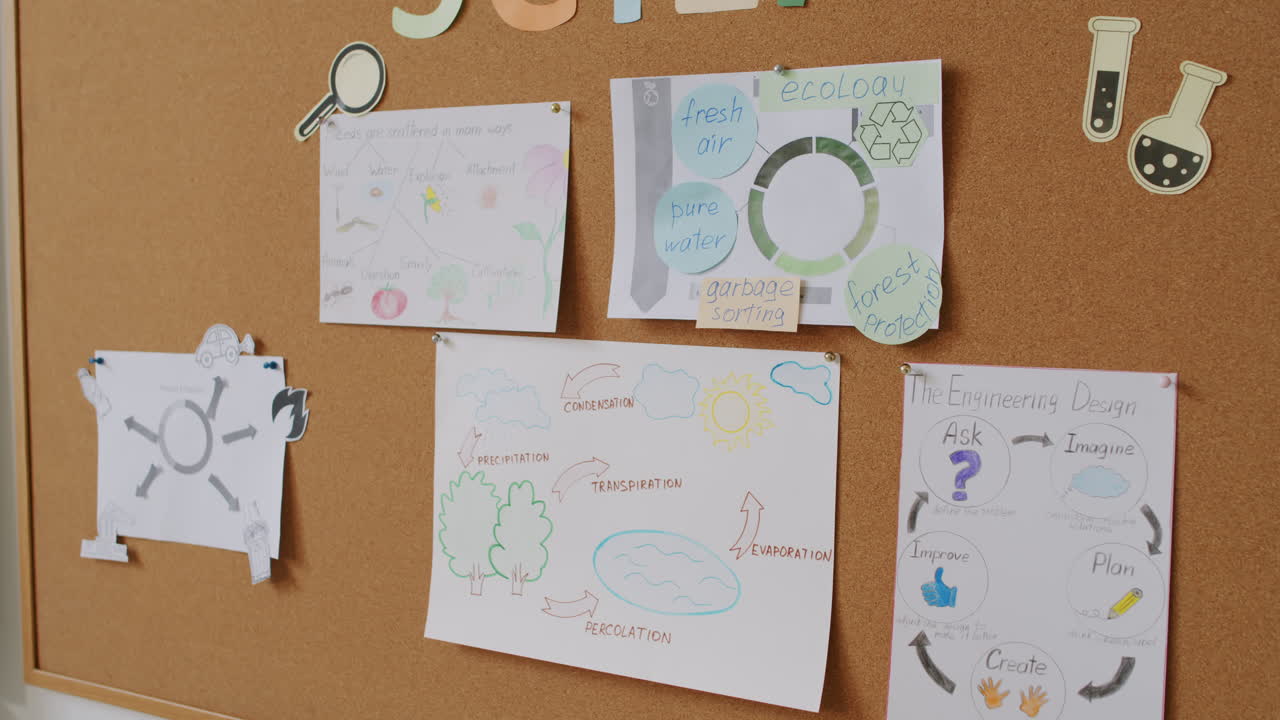 Educational Posters in Classroom