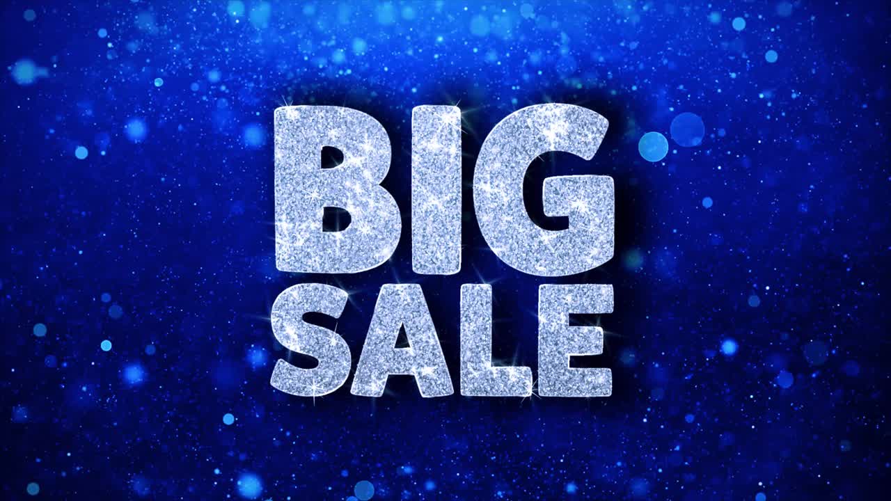 Big Sale Sparkling Banner