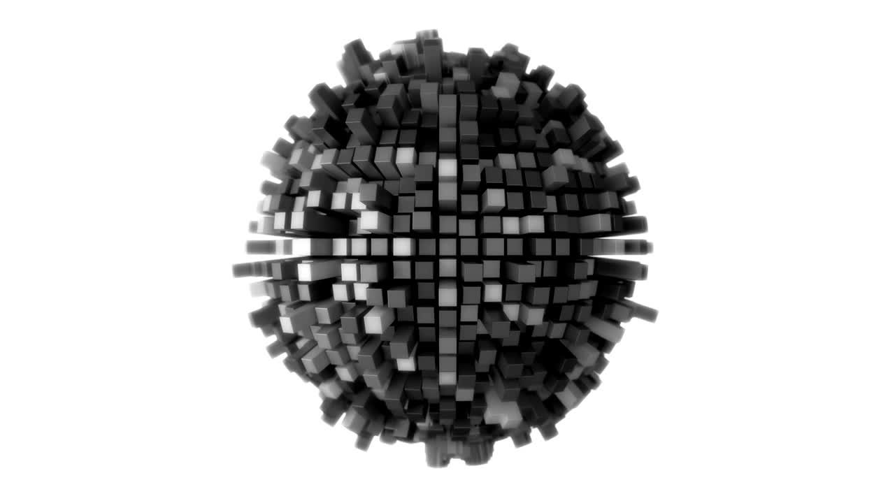 esfera de la tecnología abstracta 4k.