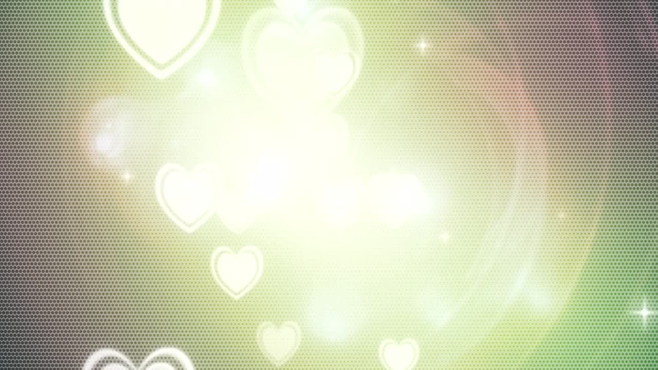 결혼식 을 위해 컴퓨터 로 생성 된 애니메이션 동작 배경