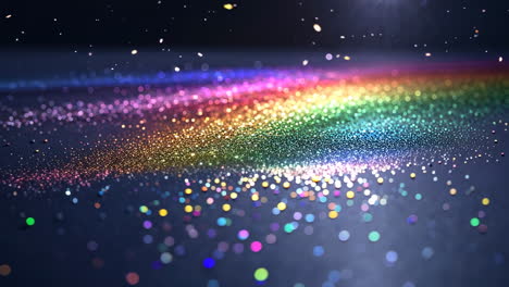 vibrant rainbow glitter light abstract background