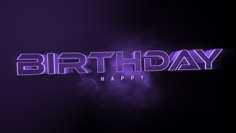 Vibrant-purple-neon-Happy-Birthday-wishes-illuminate-the-night