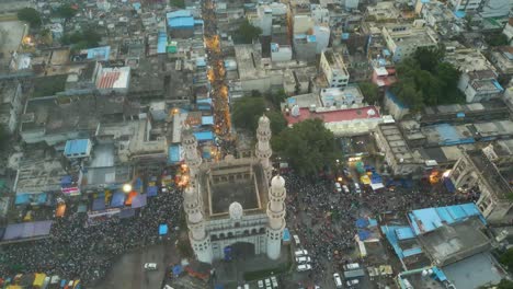 hyderabad charminar vista aérea durante el día