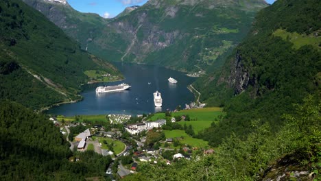el fiordo de geiranger, noruega.