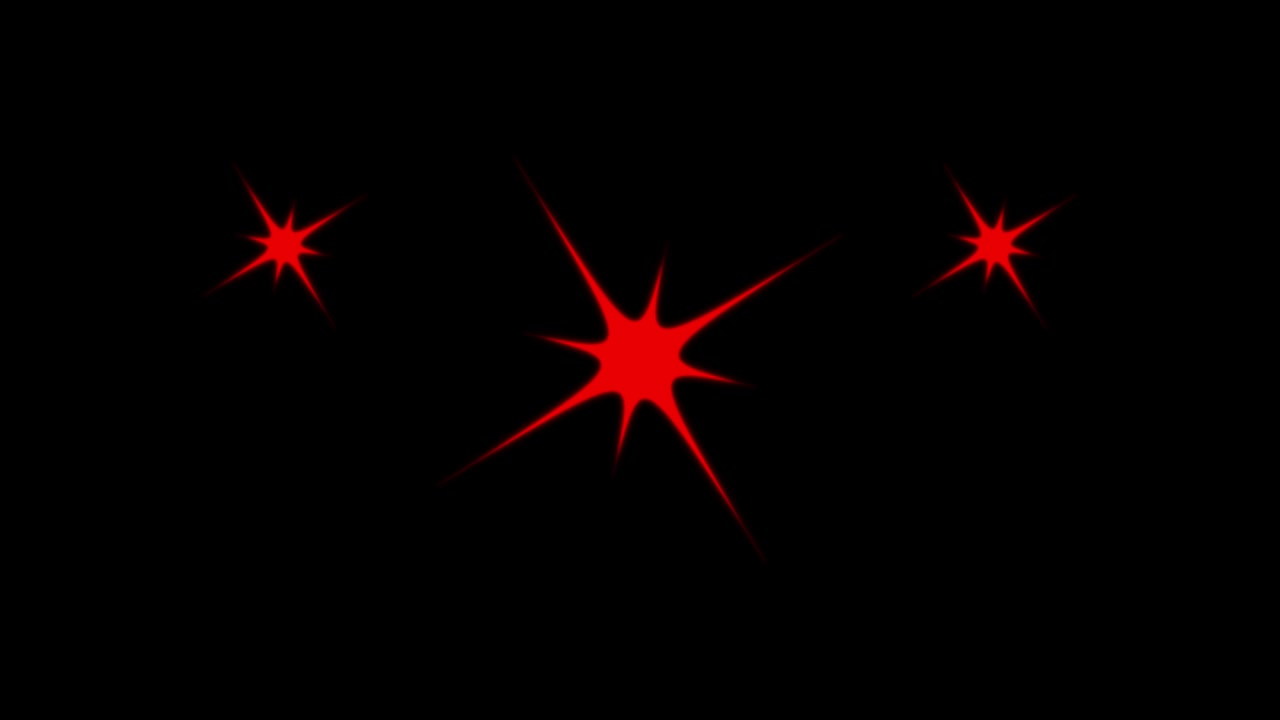 Stars on Black Background
