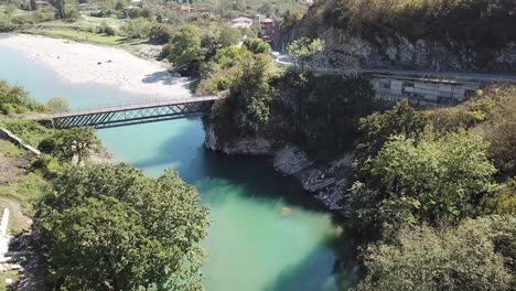 river with blue water