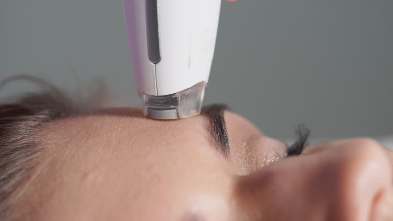 진행 중인 얼굴 치료