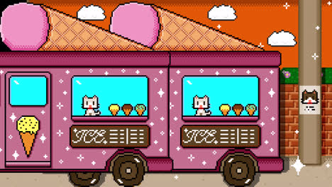Pixel ice wagon Evening Transitions. 1080p - 30 fps - Alpha Channel (5).mov