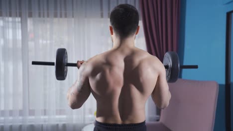 건강한 삶과 건강한 몸을 위해 열심히 일하는 사람.