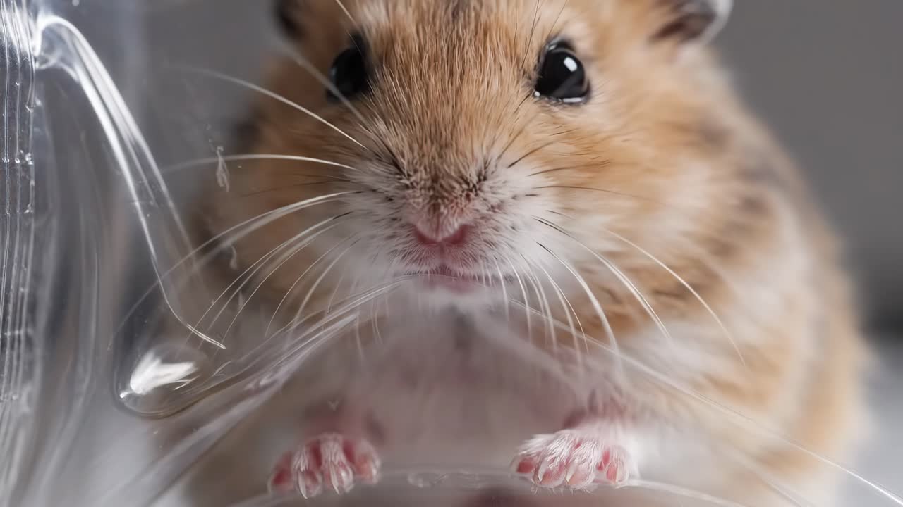 Close-up of a Cute Hamster