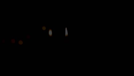 candles in the dark