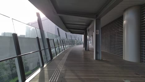 la cubierta peatonal de tokyo toyosu 2022