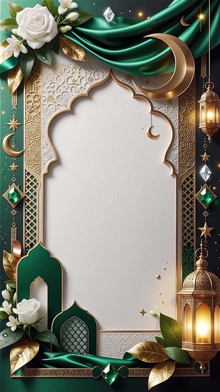Compleanno del Profeta Maometto Mawlid al-Nabi Sfondo Islamico