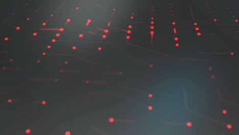 fondo de la placa de circuitos - espacio de copia, azul - animación en bucle - computadora, datos, tecnología, inteligencia artificial video de stock 4k